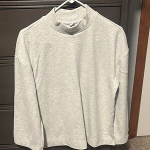 Old Navy Heather Gray Mock Neck Top
